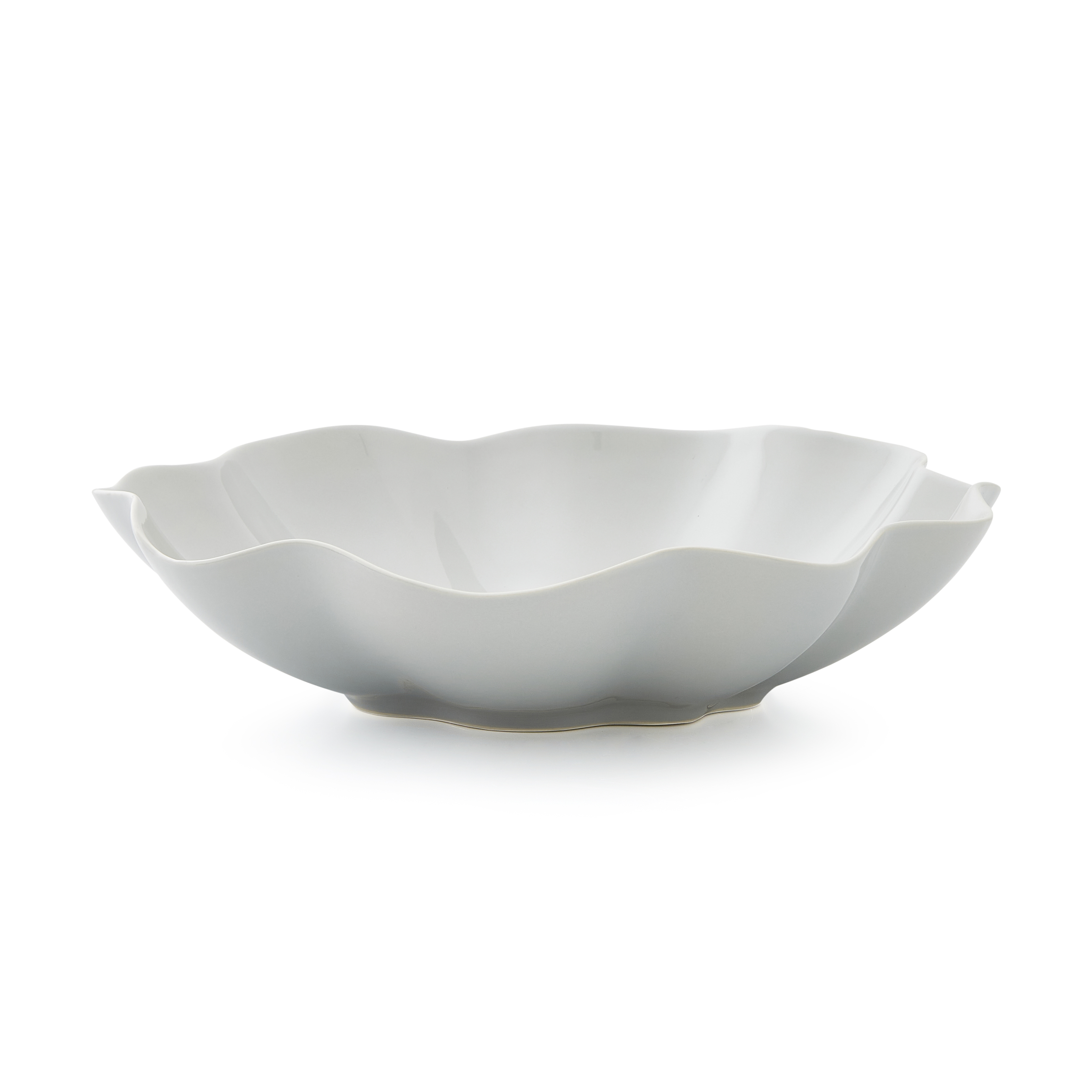 Sophie Conran Floret Large Serving Bowl-Dove Grey image number null